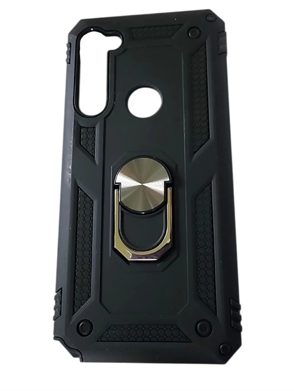 Black Rugged Phone Case w/ 2 Screen Protectors - Motorola Moto G Stylus